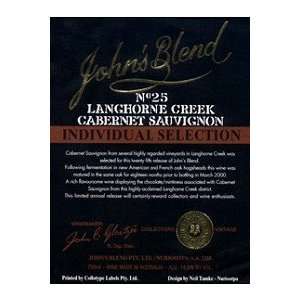  Johns Blend Cabernet Sauvignon Selection #28 2004 750ML 