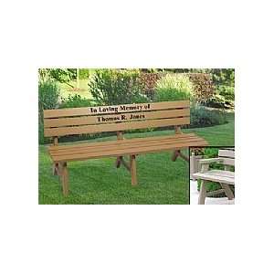  A Frame Memorial Benches with Armrests Patio, Lawn 