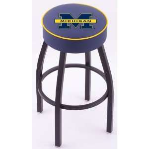  Michigan Steel Stool with 4 Logo Seat and L8B1 Base