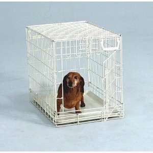  General Cage Folding Dog Crate 24L White