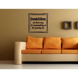  Are Gods Way of Compensating Us for Growing Old. Vinyl Wall Quotes 
