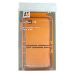 [KIT_] iPhone Case for iPhone 4/4S (B Kit) / Orange Red 