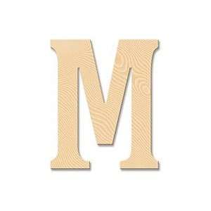  Wood Letters 6 3/4 Typeset Font Letter M Arts, Crafts 