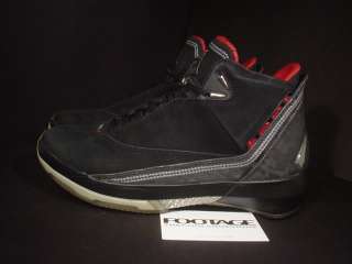 2006 Nike Air Jordan XX2 XXII 22 BLACK METALLIC SILVER RED Sz 7.5 
