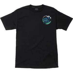    Santa Cruz T Shirt Wave Dot [X Large] Black