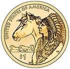 2012 P&D set BU Sacagawea Native American Dollars Trade