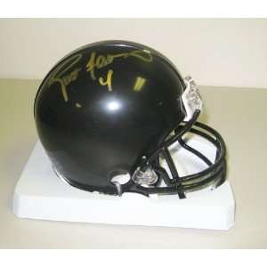   /Hand Signed Southern Miss 1990 style Mini Helmet