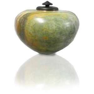   Urns Green Alabaster with African Wonderstone