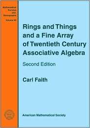   Algebra, (0821836722), Carl Clifton Faith, Textbooks   