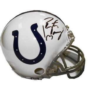  Peyton Manning Indianapolis Colts Autographed Mini Helmet 