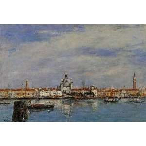   24x36 Inch, painting name Venice the Grand Canal, By Boudin Eugène