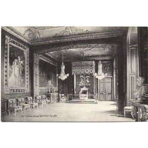   Vintage Postcard The Throne Room   Windsor Castle   Windsor England UK