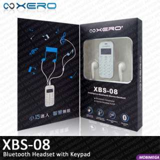 Xero XBS 08 Bluetooth Keypad Headset Galaxy Tab Andriod  