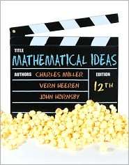 Mathematical Ideas, (0321693817), Charles D. Miller, Textbooks 