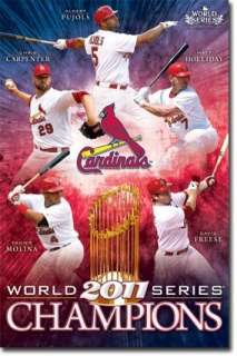   CARDINALS ~ 22x34 Wall Poster ~ 2011 World Series Champions ~ New