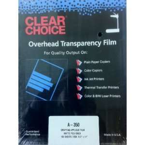    Clear Choice A 350   Drafting Applique Film
