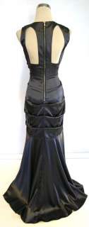 NWT HAILEY LOGAN $120 Charcoal Junior Prom Party Gown 3  