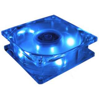 MassCool BLD 08025S1M 80mm 3&4pin Blue LED Case Fan  