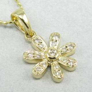Sydney Evan Daisy Necklace Gold Jewelry  