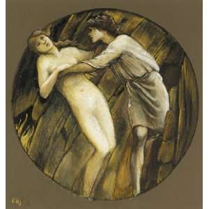   Burne Jones   24 x 26 inches   Orpheus and Eurydice