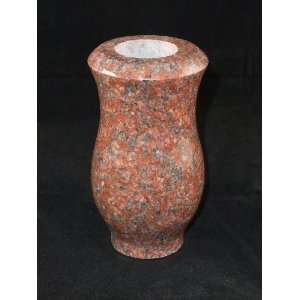  Granite Monument/Headstone/Gravestone Vase   Indian Red, 3 