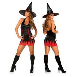 Witchy Poo Hot Fire Witch Fantasy Costume   SMALL/MEDIUM by Roma 