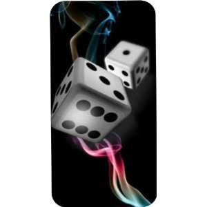   Dice & Colorful Wisps iPhone Case for iPhone 4 or 4s from any carrier