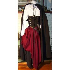  Renaissance Pirate Gown Dress Costume