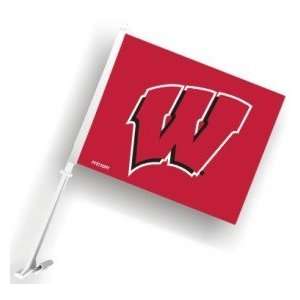 Wisconsin Badgers Car Flag
