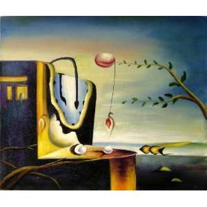   Dali Reproduction Concept of Time Surrealism Abstract Oil Painting