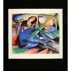 1960 Print Franz Marc Dreaming Horse Abstract Expressionism German 