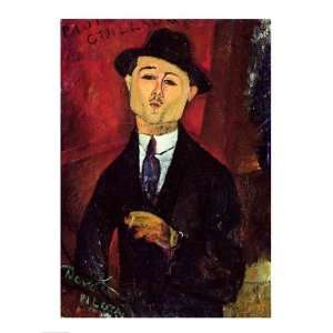  Paul Guillaume   Poster by Amedeo Modigliani (18x24)