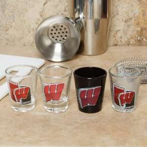  Wisconsin Badgers 4 Pack Enhanced High Definition Design 