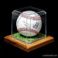   Cases w/wood base For Baseballs, Tennis Balls, & Miniatures 033cw 6