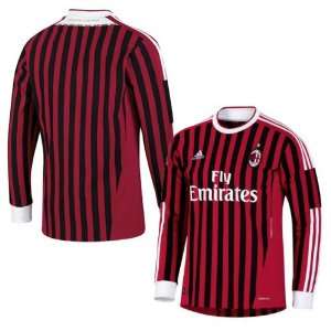  AC Milan long sleeves jersey   Home 2011 2012 Sports 
