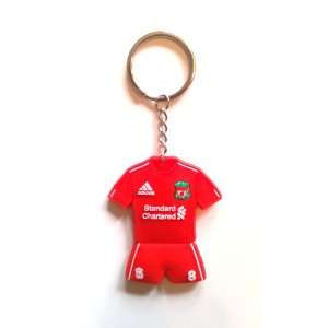 Liverpool FC Steven Gerrard #8 Home Jersey Keychain