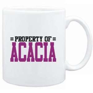 Mug White  Property of Acacia  Female Names  Sports 