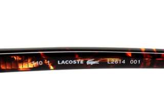 LACOSTE L 2614 BLACK/HAVANA 001 54 L2614 Rx GLASSES  