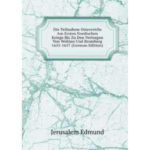   Bromberg 1655 1657 (German Edition) Jerusalem Edmund 9785873957668