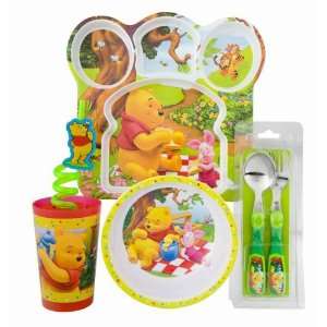  Zak Designs Winnie The Pooh 6 Piece Toddler Set Kitchen 