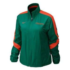   Womens Nike Green Zone Blitz Full Zip Jacket