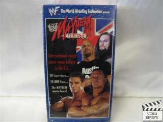 WWF   Mayhem in Manchester (1998) VHS Stone Cold, HHH 651191021130 
