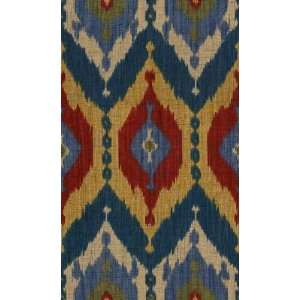  Kublai Khan   Blue/Red Indoor Multipurpose Fabric Arts 