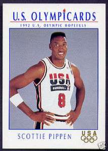 LOT 6 SCOTTIE PIPPEN 1992 IMPEL OLYMPIC HOPEFULS CARDS  