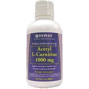  Acetyl L Carnitine 1000mg 16oz MetabolicResponseModifier 