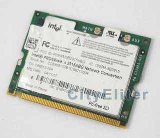 Intel PRO 2915 Wireless Card Mini PCI 802.11 A/B/G H NEW
