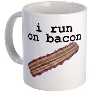  i run on bacon Funny Mug by 