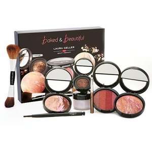 LAURA GELLER Baked & Beautiful 8 pc Makeup Set MEDIUM NEW $120 Retail 