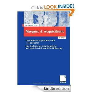 Mergers & Acquisitions (German Edition) Stephan A. Jansen  