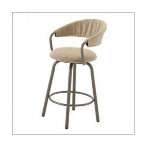  Metallo Amisco Emi 26 High Upholstered Seat and Contoured 